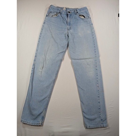 Carhartt Other - Carhartt B17STW Relaxed Fit Jeans Mens 34x34 Stonewash Blue Distressed Denim